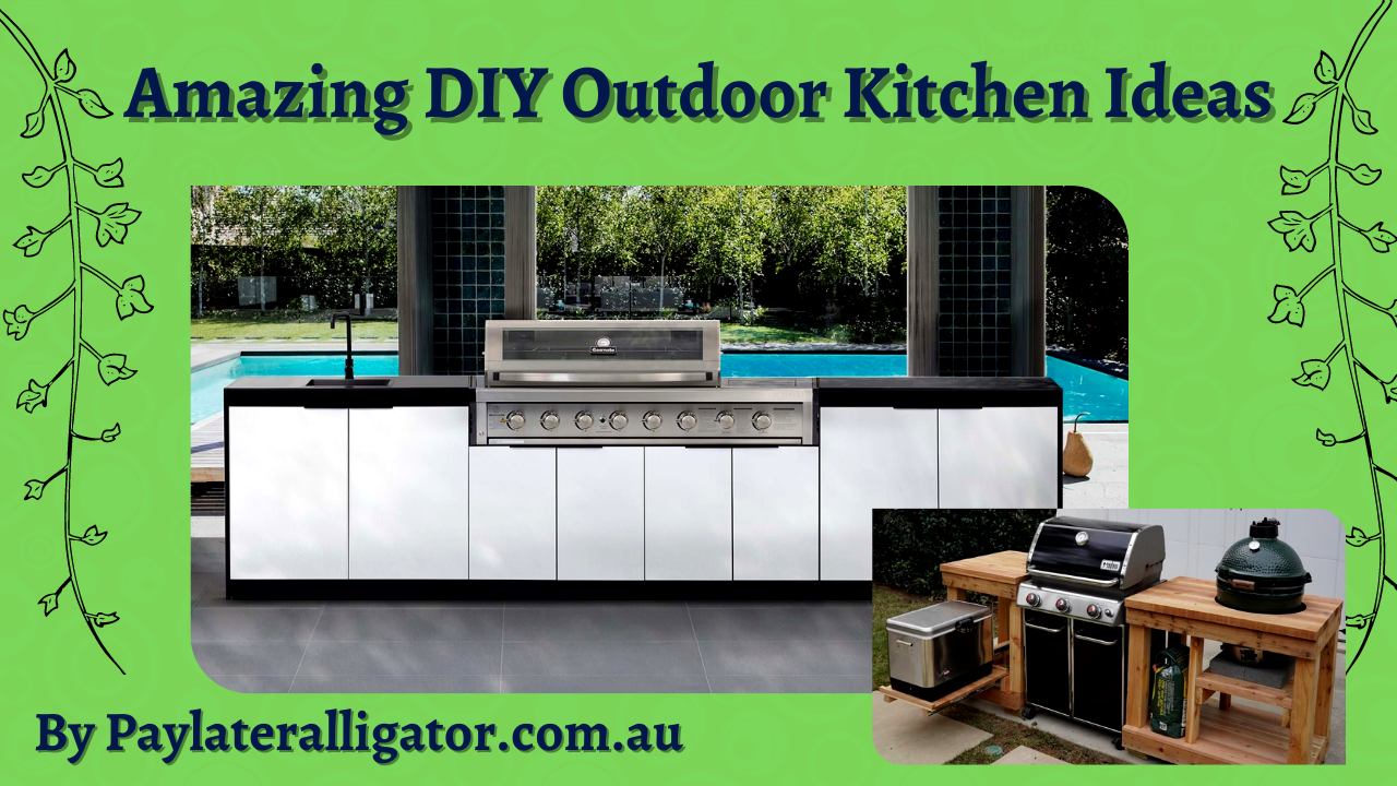 DIY Outdoor Kitchen Ideas - BBQ for Small Backyard and Patio